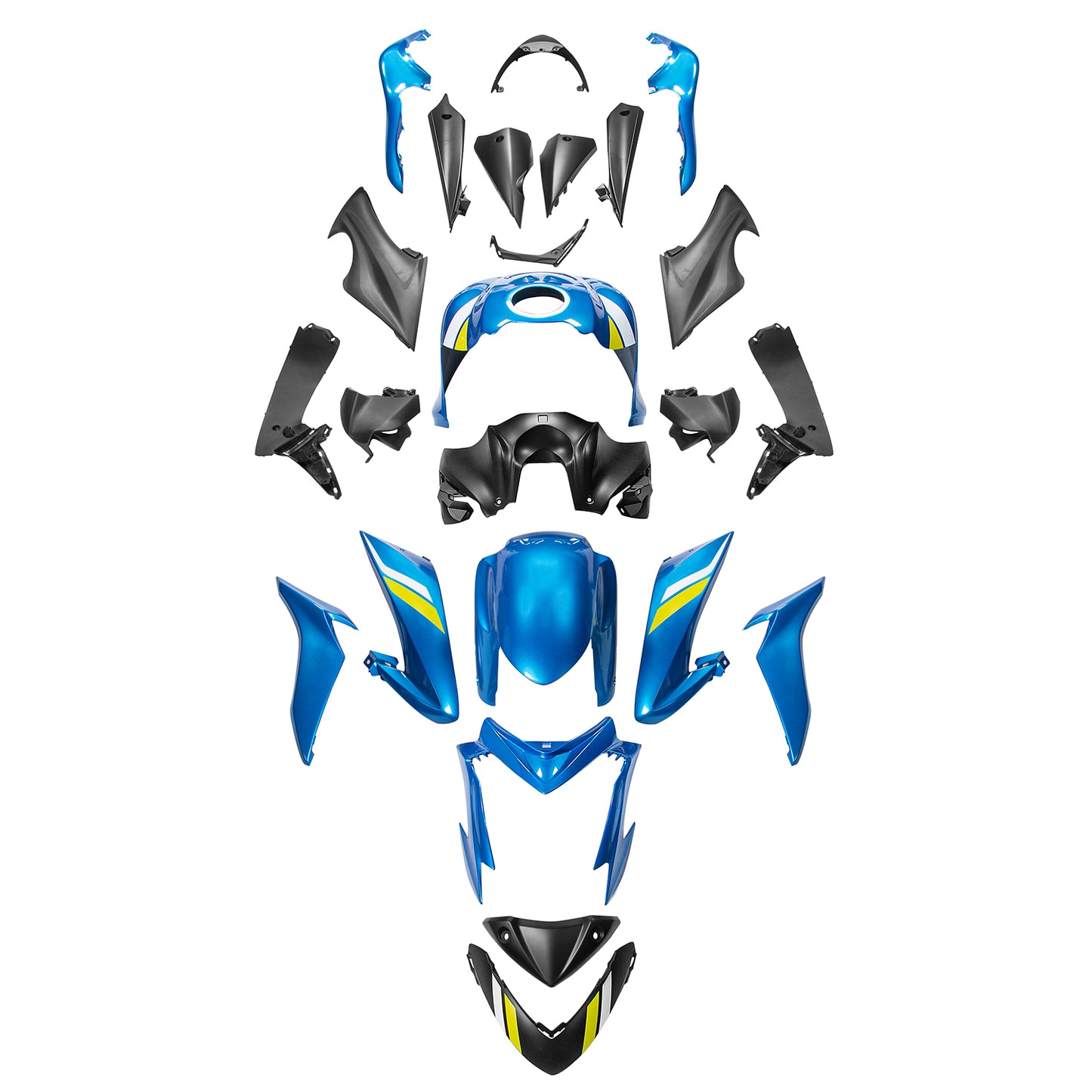 Kit carena carrozzeria in plastica Amotopart Suzuki GSX-S 1000 2015-2020