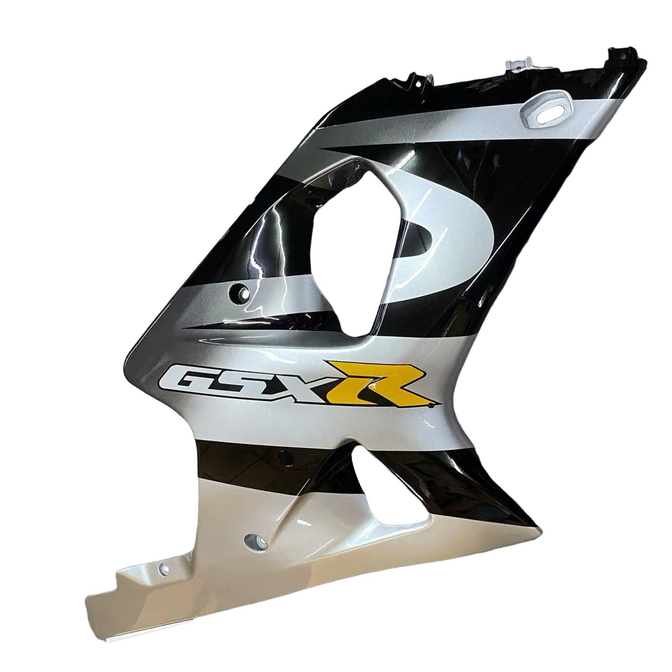 Carene 2000-2002 Suzuki GSXR 1000 Silver & Black Racing Generico