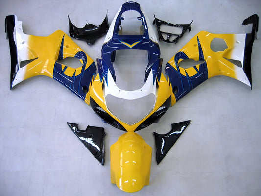 Amotopart 2000-2002 Suzuki GSXR1000 Kit giallo rivestito