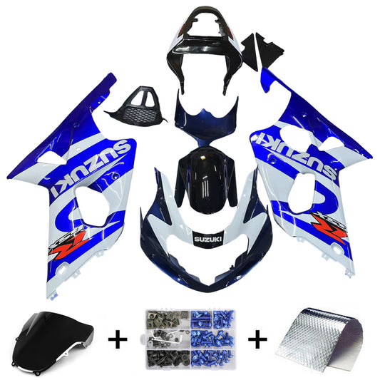 Carene 2000-2002 Suzuki GSXR 1000 Blu &amp; Nero GSXR Racing Generico