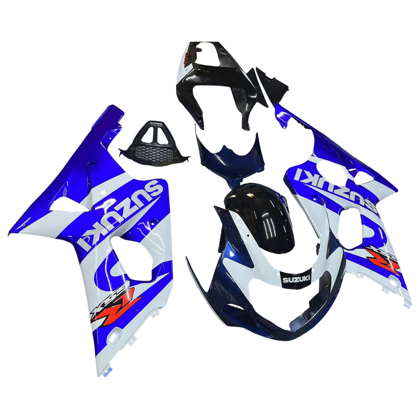 Carene 2000-2002 Suzuki GSXR 1000 Blu &amp; Nero GSXR Racing Generico