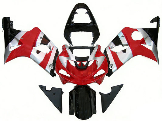 Carene 2000-2002 Suzuki GSXR 1000 Nero &amp; Rosso GSXR Generico