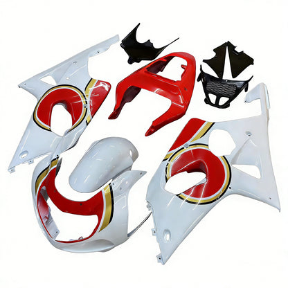 Carene 2000-2002 Suzuki GSXR 1000 White & Red Lucky Strike Racing Generic
