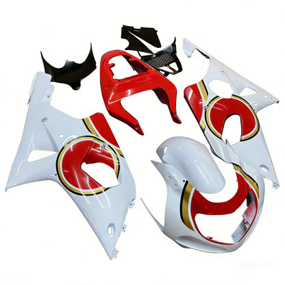 Carene 2000-2002 Suzuki GSXR 1000 White & Red Lucky Strike Racing Generic