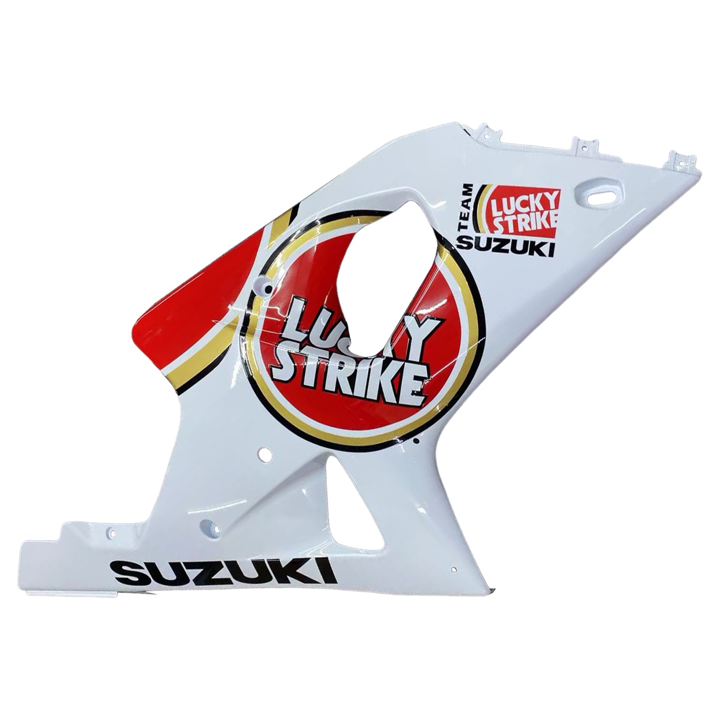 Carene 2000-2002 Suzuki GSXR 1000 White &amp; Red Lucky Strike Racing Generic