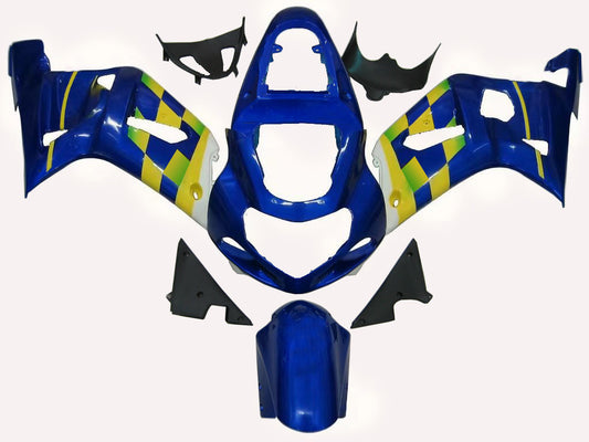 Carene 2000-2002 Suzuki GSXR 1000 Blu Movistar Generico