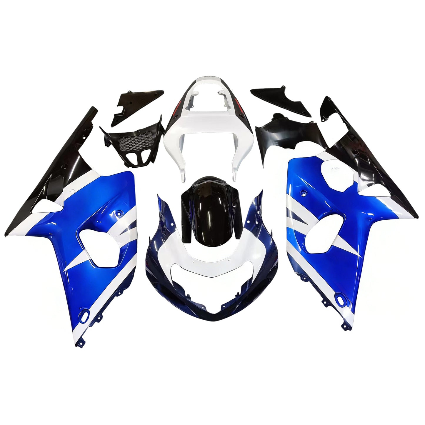 Carene 2000-2002 Suzuki GSXR 1000 Blu Bianco Nero GSXR Generico