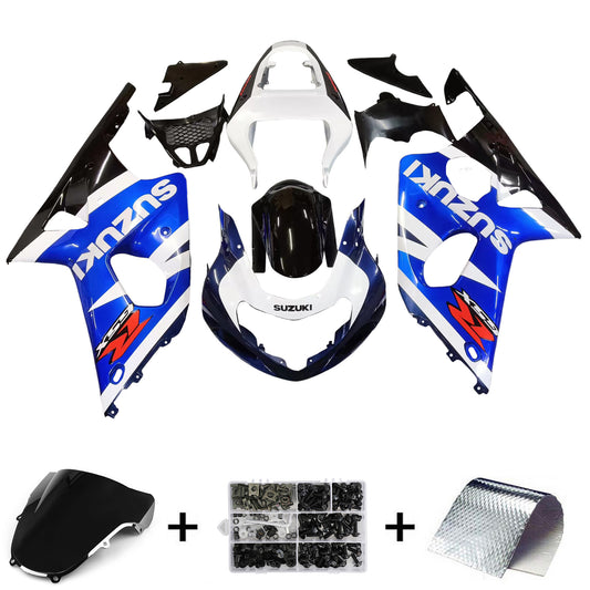 Carene 2000-2002 Suzuki GSXR 1000 Blu Bianco Nero GSXR Racing Generico