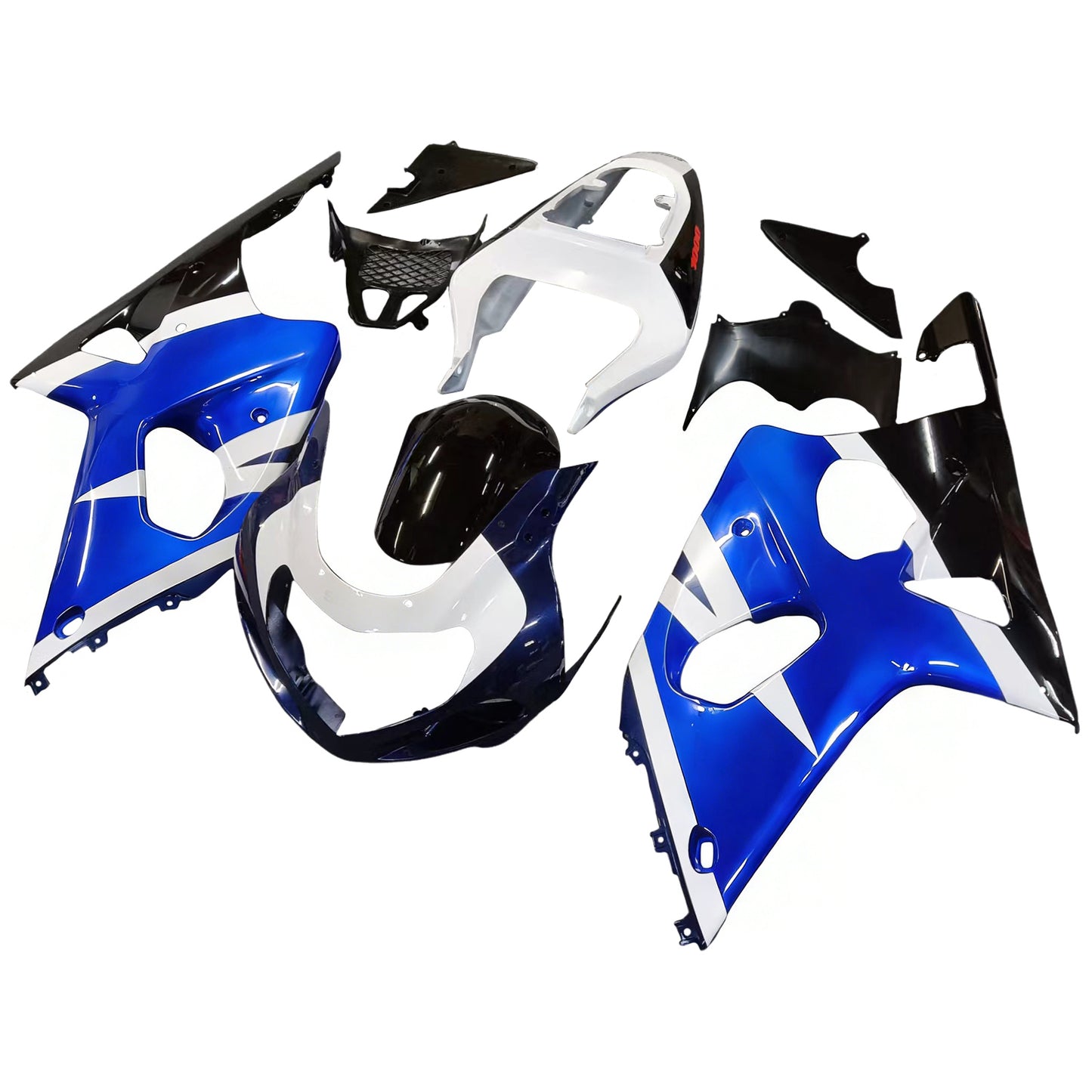 Carene 2000-2002 Suzuki GSXR 1000 Blu Bianco Nero GSXR Generico