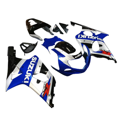 Carene 2000-2002 Suzuki GSXR 1000 Argento Blu Nero GSXR Racing Generico