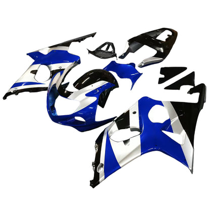 Carene 2000-2002 Suzuki GSXR 1000 Argento Blu Nero GSXR Racing Generico