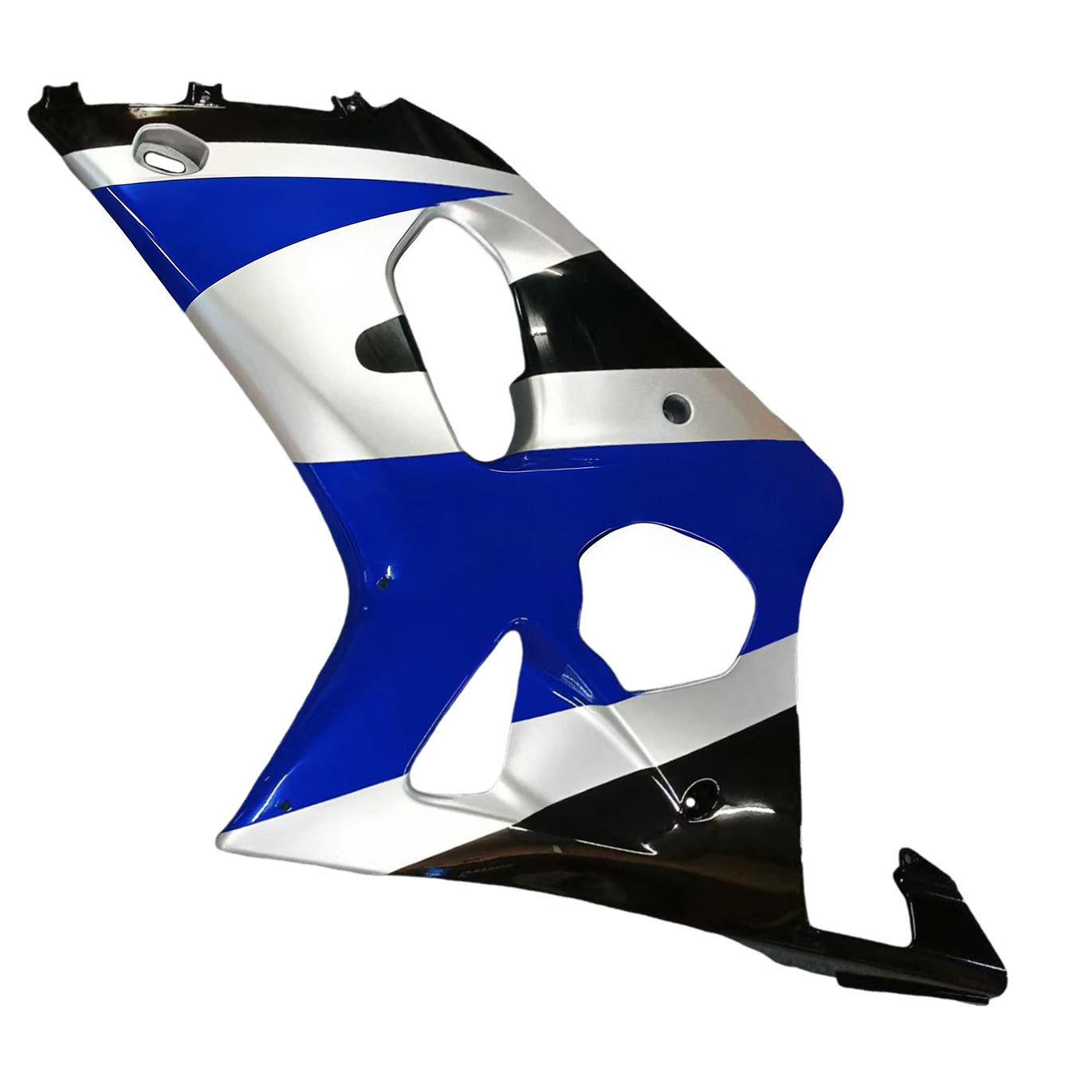 Carene 2000-2002 Suzuki GSXR 1000 Argento Blu Nero GSXR Racing Generico