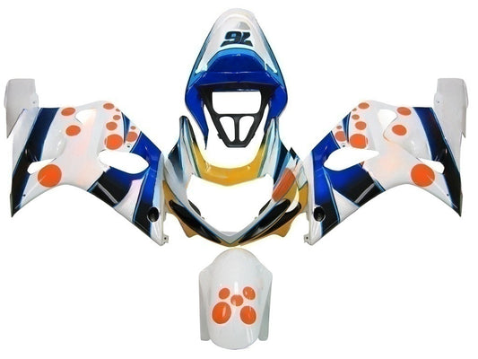 Amotopart 2000-2002 Suzuki GSXR1000 Cladding Multi White Kit