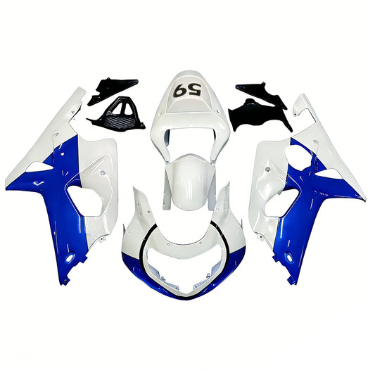 Carene 2000-2002 Suzuki GSXR 1000 Bianco & Blu Jordan Racing Generic