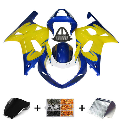 Amotopart Suzuki GSXR1000 2000-2002 K1 K2 Kit carena Carrozzeria Plastica ABS