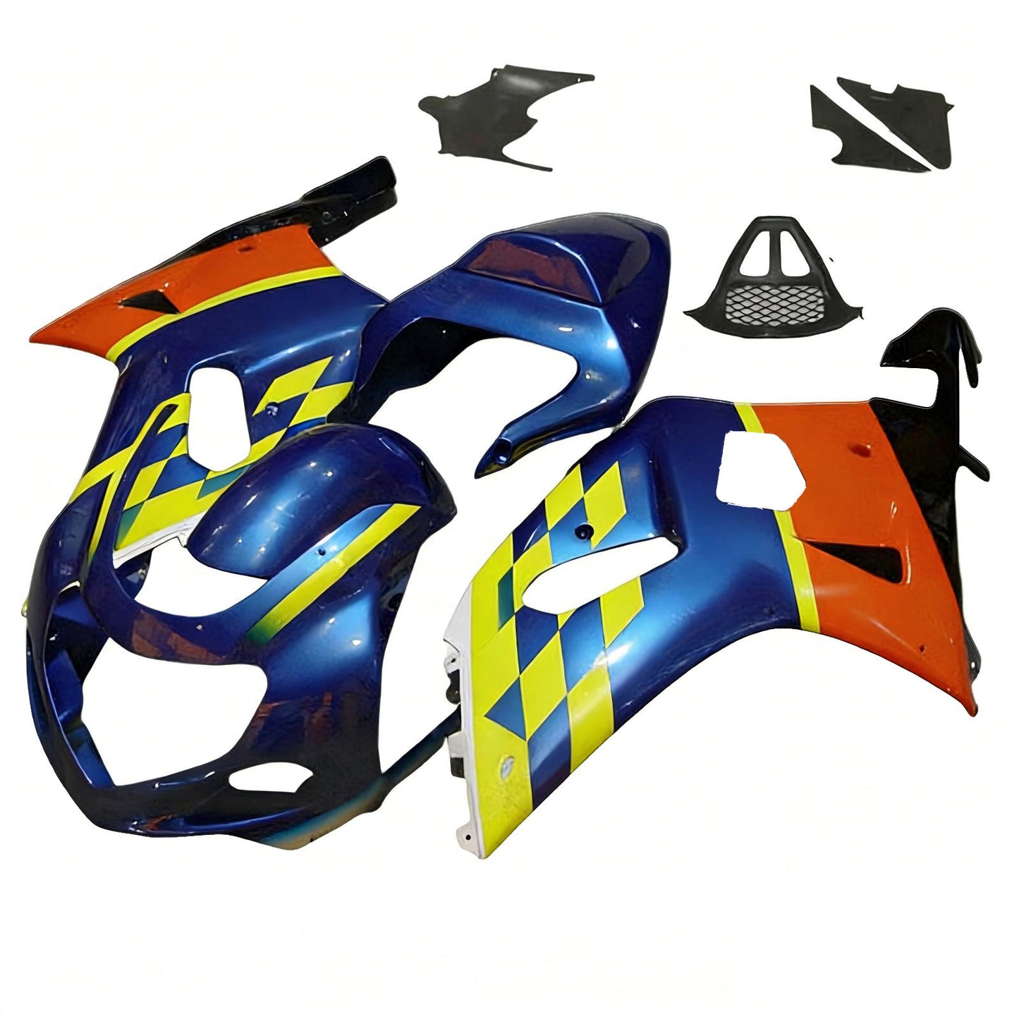 Amotopart Suzuki GSXR1000 2000-2002 K1 K2 Kit carena Carrozzeria Plastica ABS