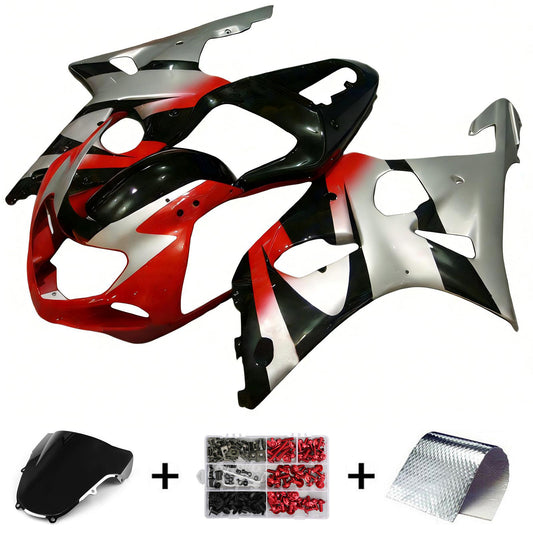 Amotopart Suzuki GSXR1000 2000-2002 K1 K2 Kit carena Carrozzeria Plastica ABS