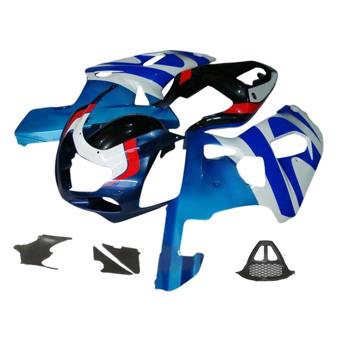 Amotopart Suzuki GSXR1000 2000-2002 K1 K2 Kit carena Carrozzeria Plastica ABS