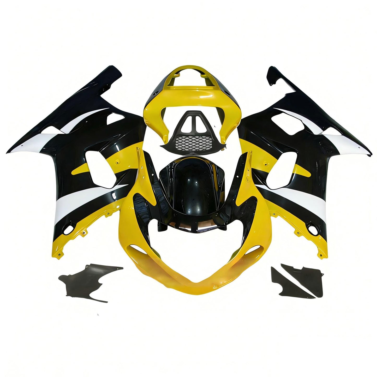 Amotopart Suzuki GSXR1000 2000-2002 K1 K2 Kit carena Carrozzeria Plastica ABS