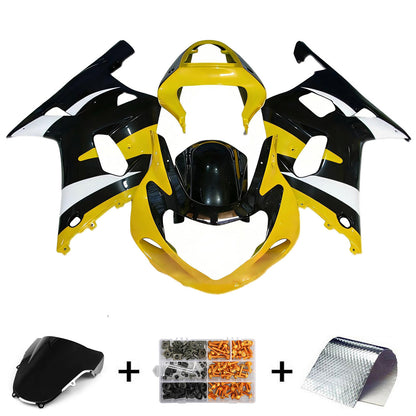 Amotopart Suzuki GSXR1000 2000-2002 K1 K2 Kit carena Carrozzeria Plastica ABS