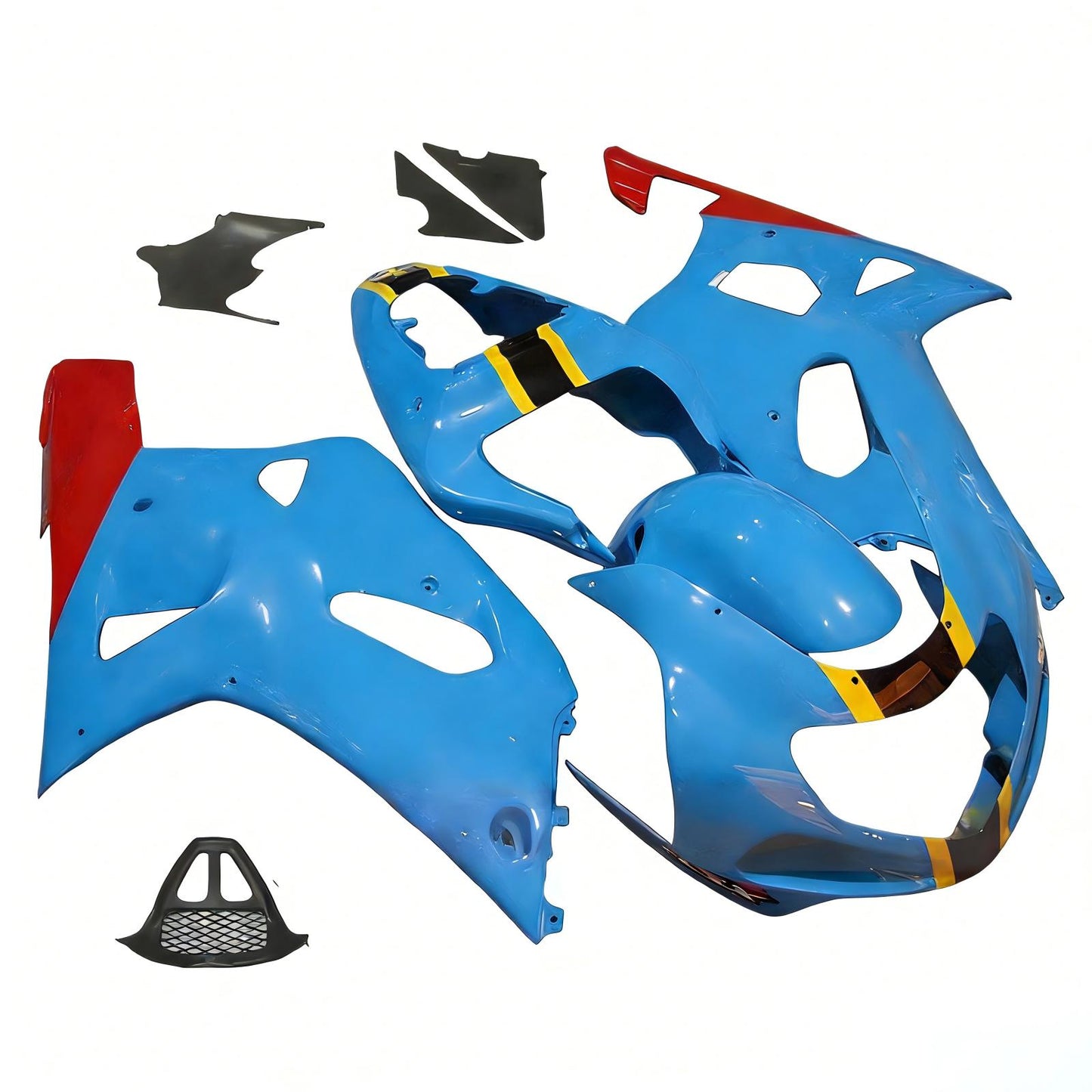Amotopart Suzuki GSXR1000 2000-2002 K1 K2 Kit carena Carrozzeria Plastica ABS
