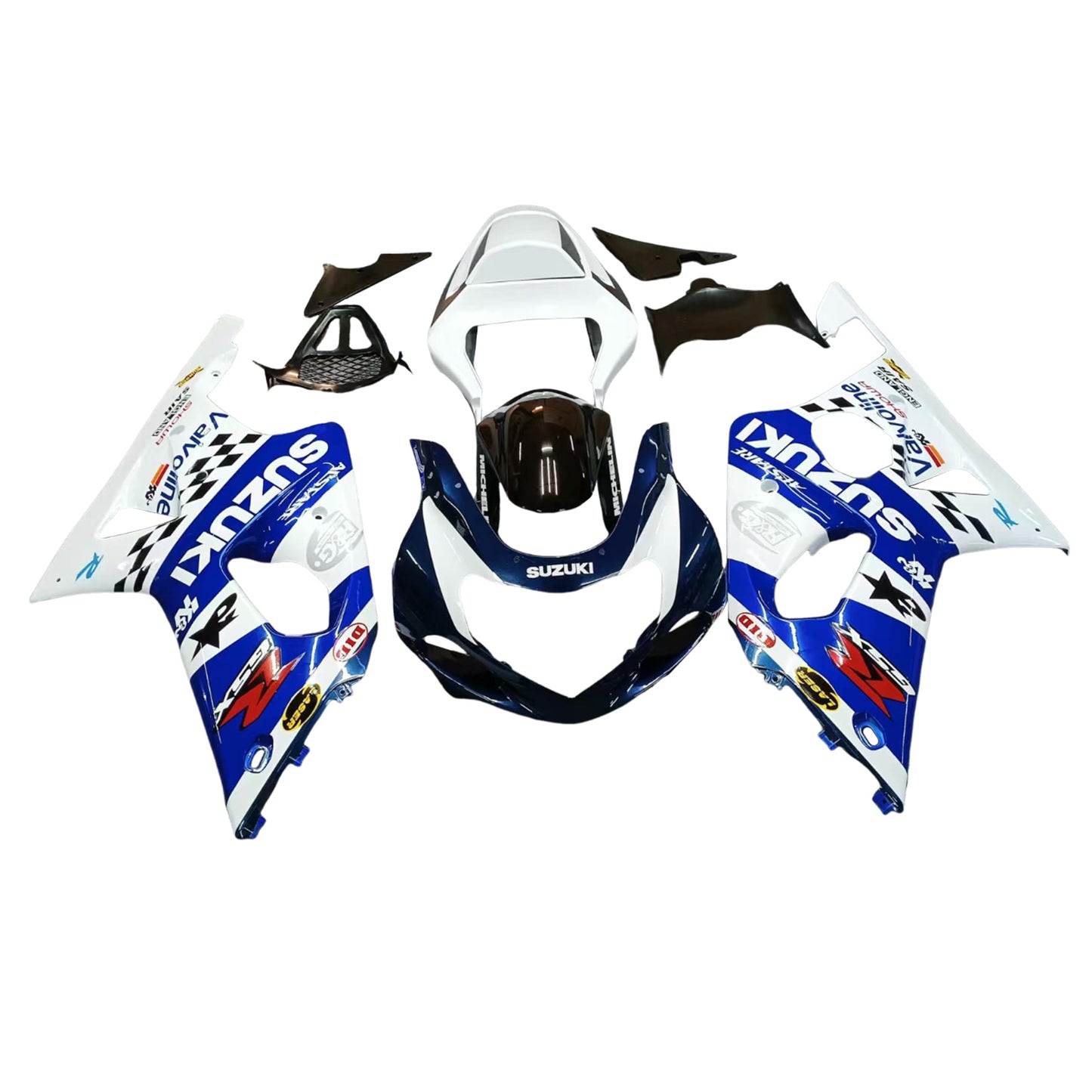 Amotopart Suzuki GSXR1000 2000-2002 K1 K2 Kit carena Carrozzeria Plastica ABS