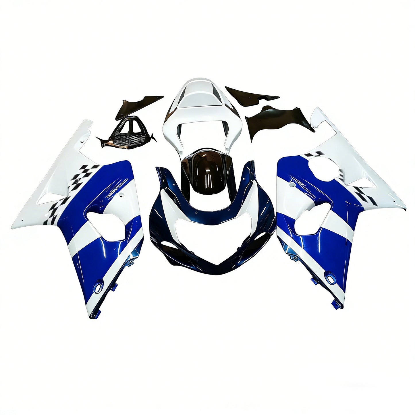 Amotopart Suzuki GSXR1000 2000-2002 K1 K2 Kit carena Carrozzeria Plastica ABS