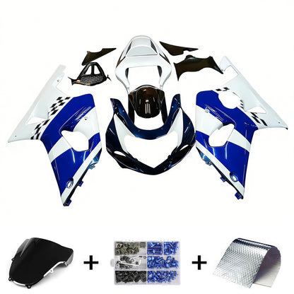Amotopart Suzuki GSXR1000 2000-2002 K1 K2 Kit carena Carrozzeria Plastica ABS