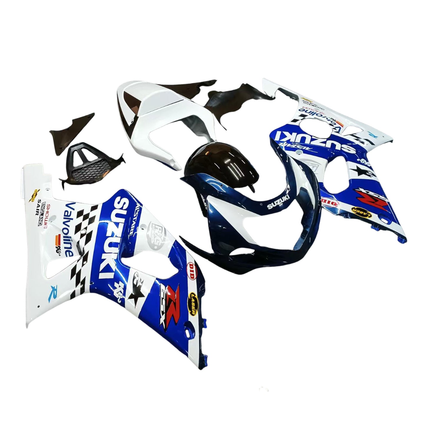 Amotopart Suzuki GSXR1000 2000-2002 K1 K2 Kit carena Carrozzeria Plastica ABS