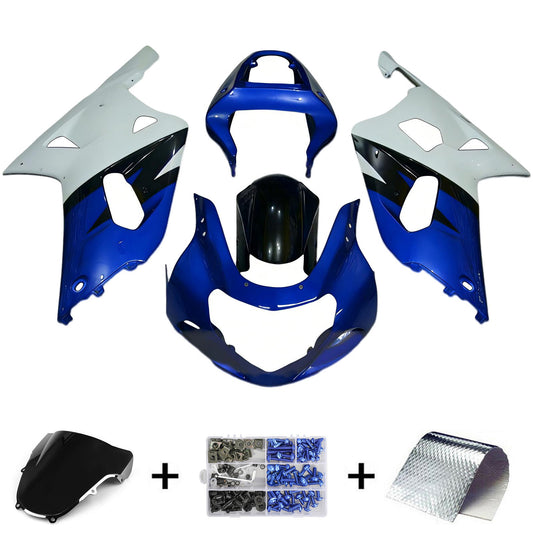 Amotopart Suzuki GSXR1000 2000-2002 K1 K2 Kit carena Carrozzeria Plastica ABS