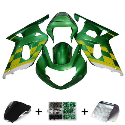 Amotopart Suzuki GSXR1000 2000-2002 K1 K2 Kit carena Carrozzeria Plastica ABS