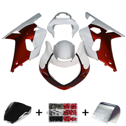 Amotopart Suzuki GSXR1000 2000-2002 K1 K2 Kit carena Carrozzeria Plastica ABS