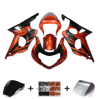 Amotopart Suzuki GSXR1000 2000-2002 K1 K2 Kit carena Carrozzeria Plastica ABS