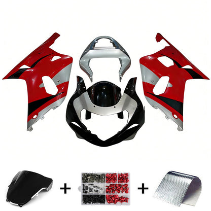 Amotopart Suzuki GSXR1000 2000-2002 K1 K2 Kit carena Carrozzeria Plastica ABS