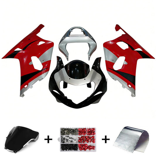 Amotopart Suzuki GSXR1000 2000-2002 K1 K2 Kit carena Carrozzeria Plastica ABS
