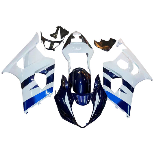 Carene 2003-2004 Suzuki GSXR 1000 Bianco &amp; Blu GSXR Generico
