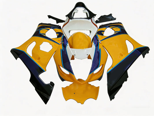 Amotopart 2003-2004 Suzuki GSXR1000 Kit multi giallo esterno