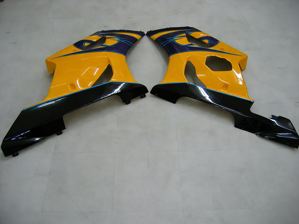 Per GSXR1000 2003-2004 Carrozzeria Carena Giallo ABS Stampato ad iniezione Plastica Set Generico
