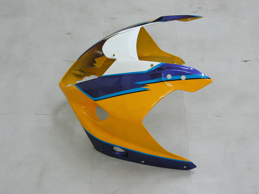 Carene 2003-2004 Suzuki GSXR 1000 Giallo &amp; Bianco Corona Racing Generico