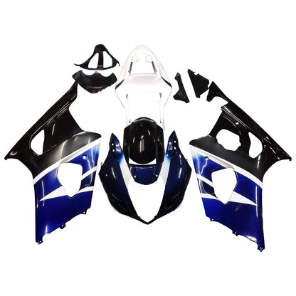 Carene 2003-2004 Suzuki GSXR 1000 Nero Blu Bianco GSXR Racing Generico