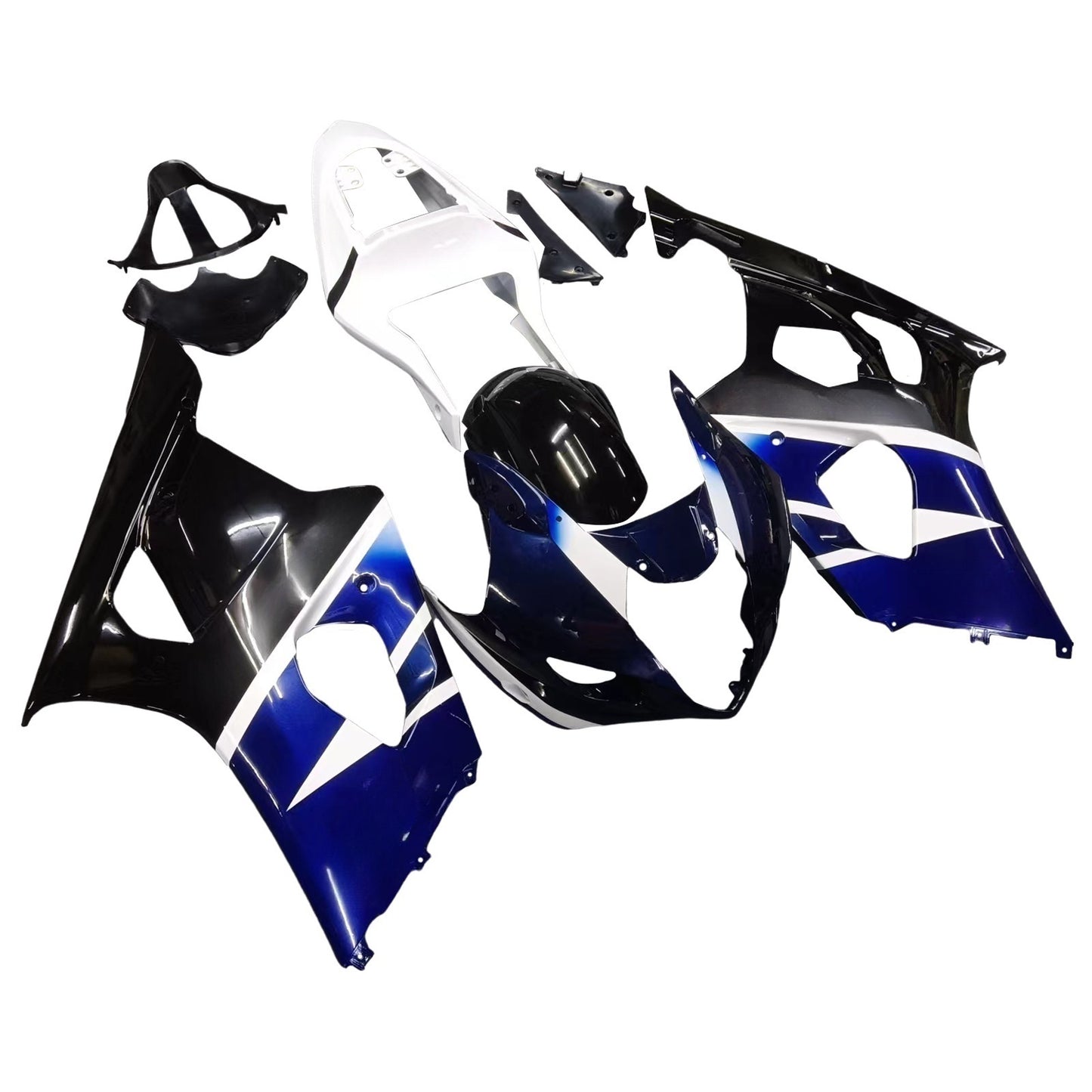 Carene 2003-2004 Suzuki GSXR 1000 Nero Blu Bianco GSXR Generico