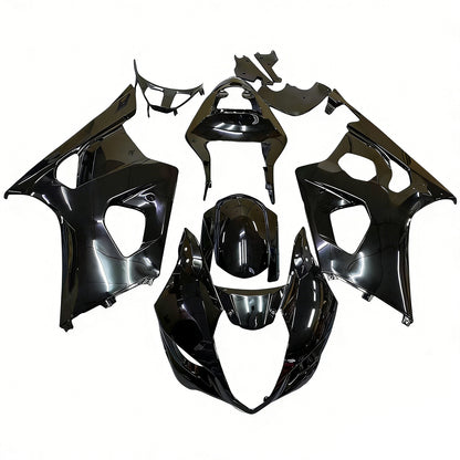 Per GSXR1000 2003-2004 Carenatura per carrozzeria Set di plastica stampata ad iniezione in ABS nero Generico