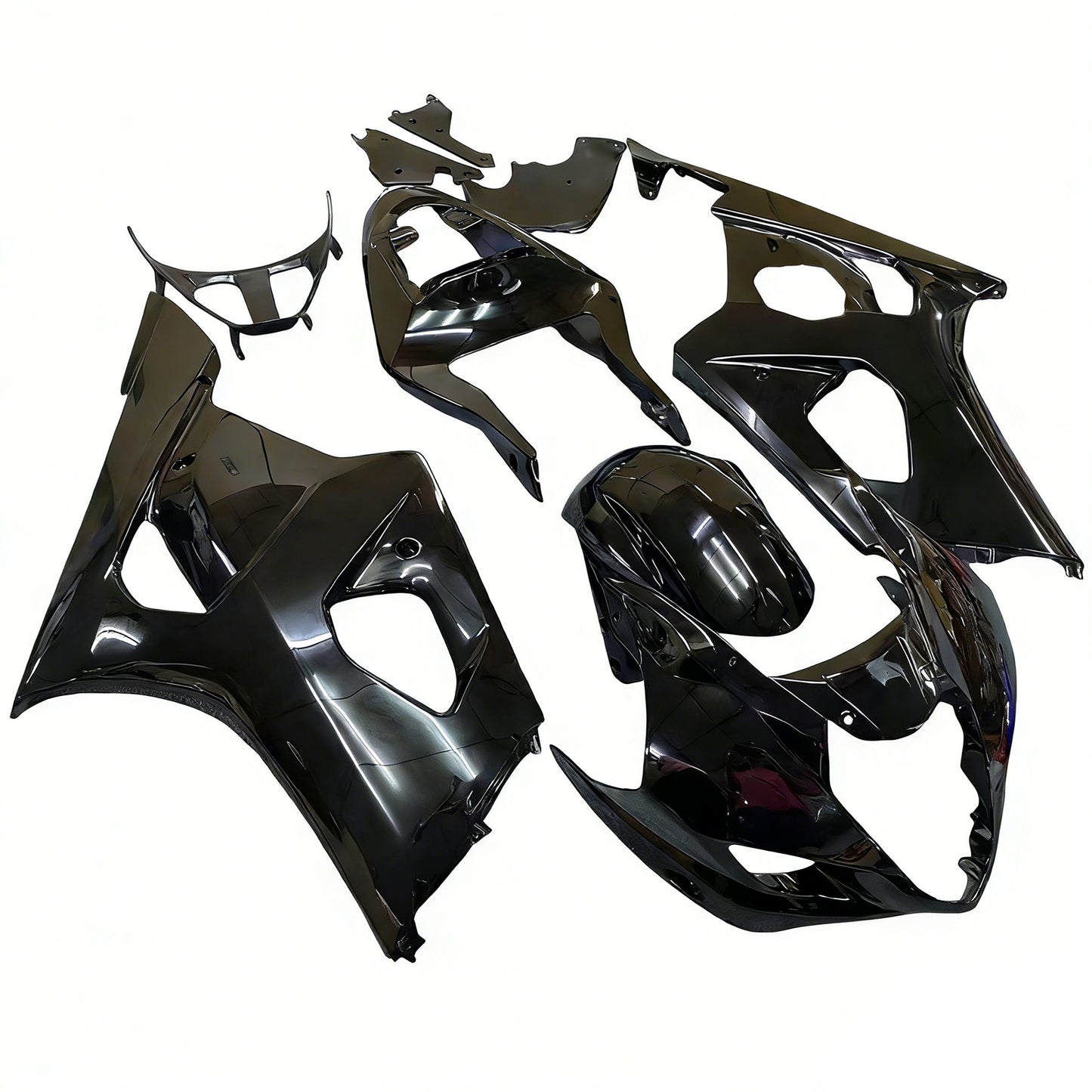 Amotopart 2003-2004 Suzuki GSXR1000 Cladding Matt Blcak Kit