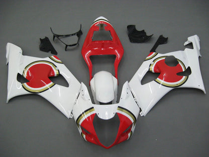 Carene 2003-2004 Suzuki GSXR 1000 White & Red Lucky Strike Generic
