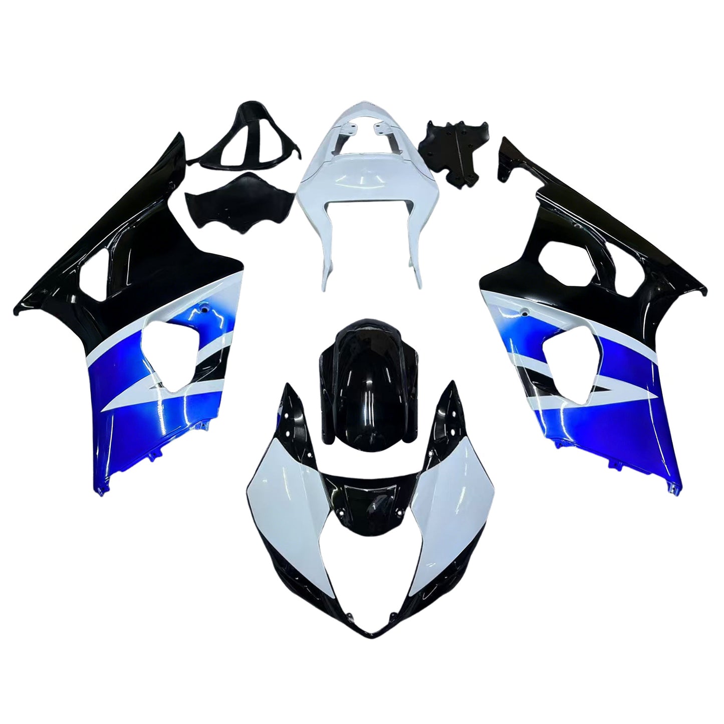 Per GSXR1000 2003-2004 Carrozzeria Carenatura ABS Stampato ad iniezione Plastica Set Generico