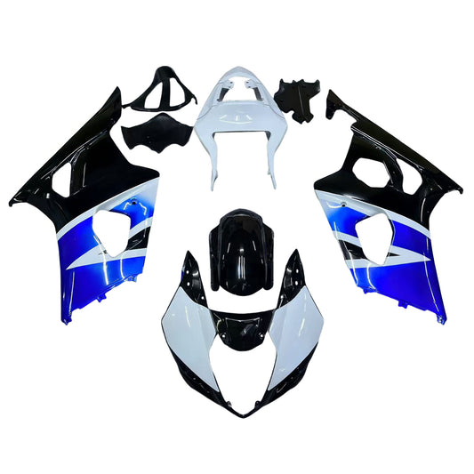 Amotopart 2003-2004 Suzuki GSXR1000 Cladding Multi White & Black Kit