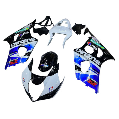 Amotopart 2003-2004 Suzuki GSXR1000 Cladding Multi White & Black Kit