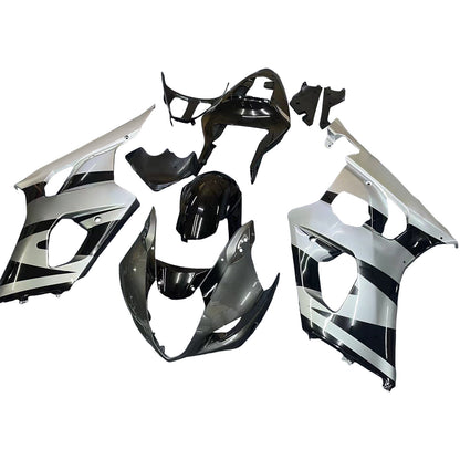 Carene 2003-2004 Suzuki GSXR 1000 Silver &amp; Black GSXR Generico
