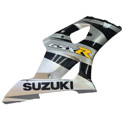 Carene 2003-2004 Suzuki GSXR 1000 Silver &amp; Black GSXR Racing Generico
