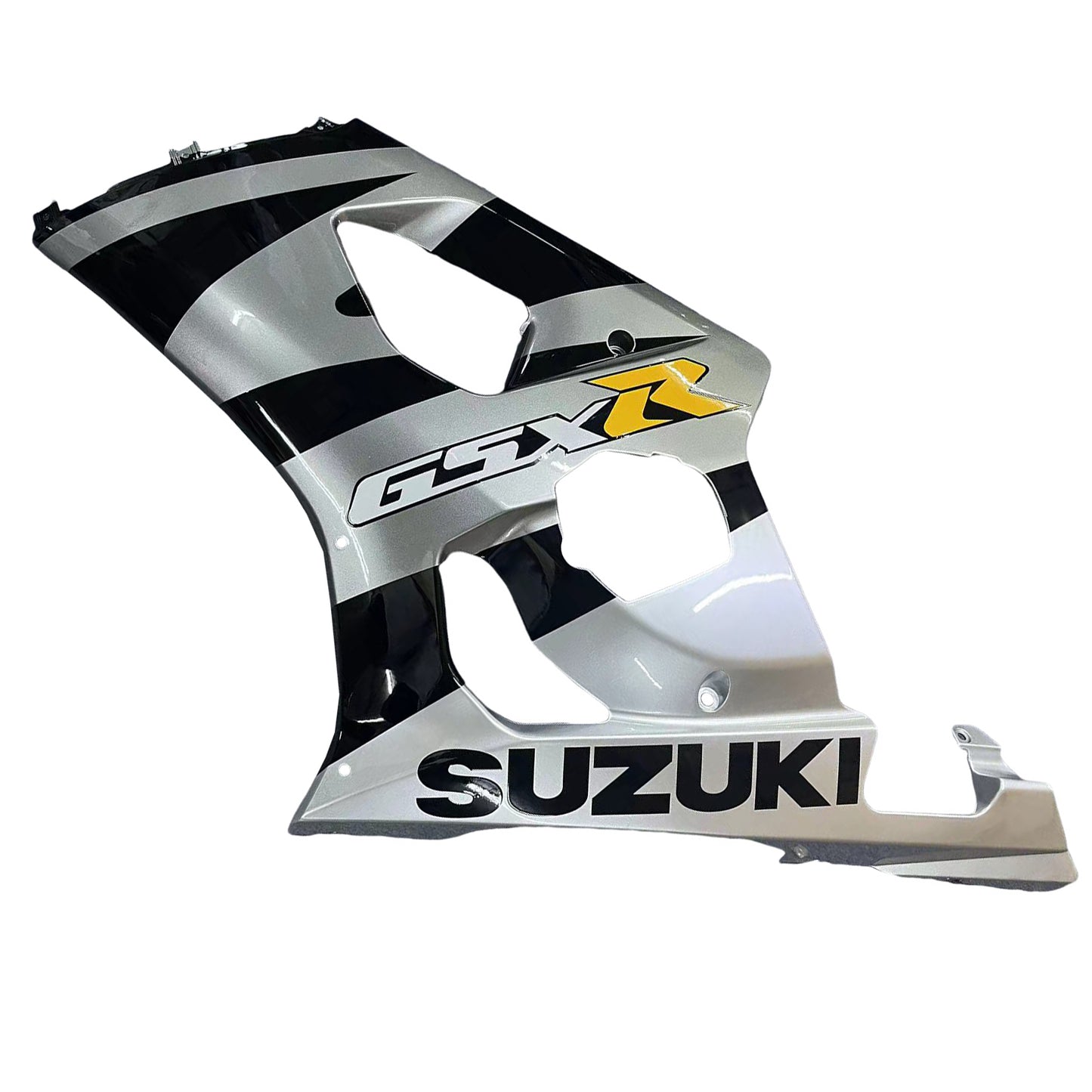 Carene 2003-2004 Suzuki GSXR 1000 Silver &amp; Black GSXR Racing Generico